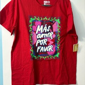 Spanish love tshirt red unique